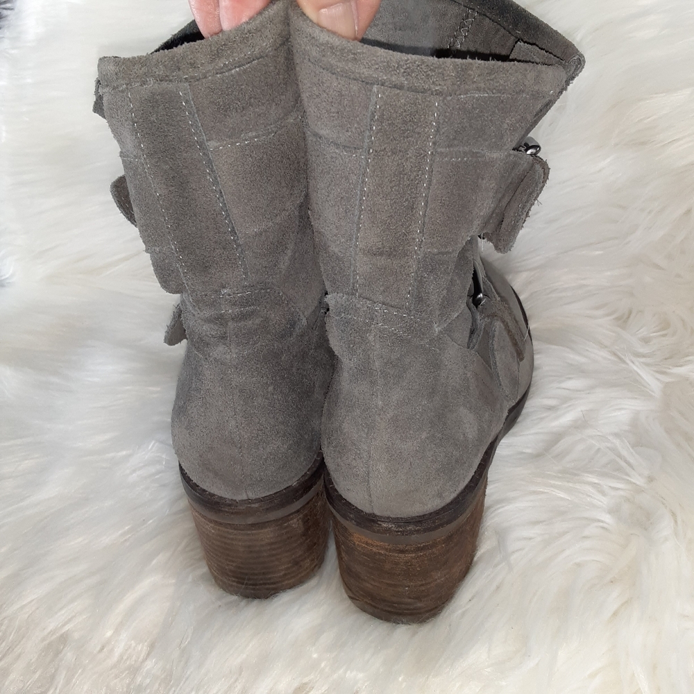 Sam Edelman Gray Suede Boots - Picture 4 of 8